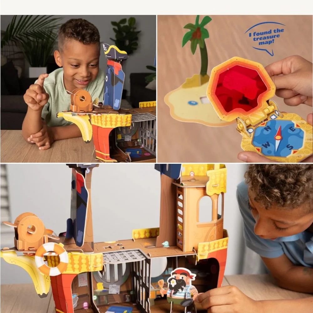 Playper BANANA-RAMA‎ PIRATE SHIP: PLUCKY PIRATES BUILDABLE PLAYSET